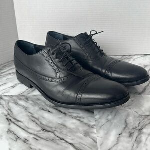 Cole Haan Dawson G 360 men’s black leather lace up shoes size 13.